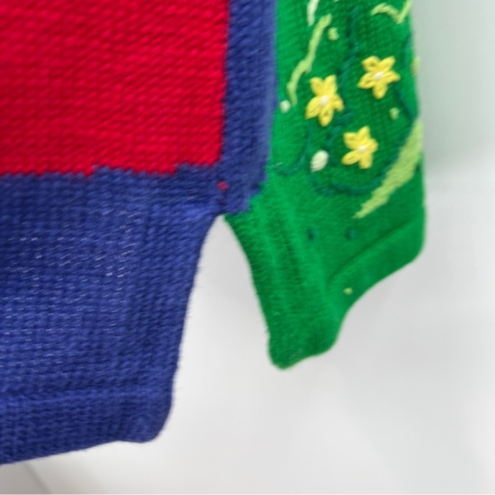 The Quaker Factory VTG Ramie Short Sleeve Lighthouse Roundneck Midi Sweater - Picture 11 of 16